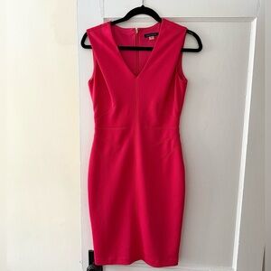 Tommy Hilfiger Vibrant Pink Midi Dress